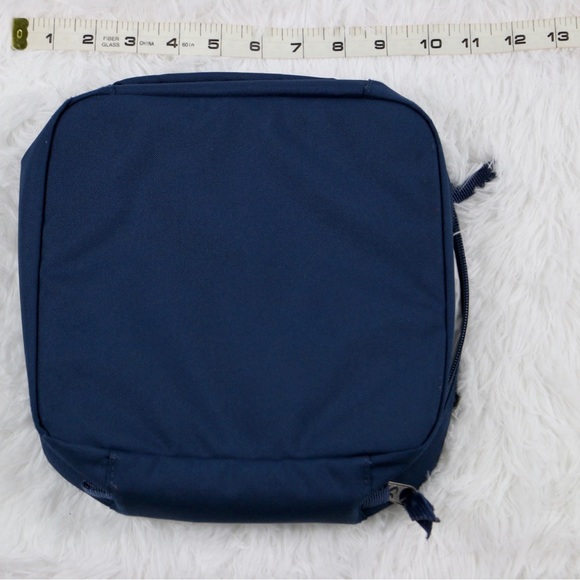 JanSport Lunch Break Insulated Lunch Bag Blue Compact Box Cooler Storage Case - Picture 4 of 10